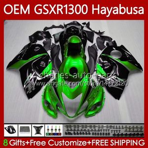 OEM-voogdingen voor Suzuki Hayabusa GSXR-1300 2014 2015 2016 2017 2018 2019 Groen Zwart 77NO.88 GSXR 1300 CC GSX R1300 08-19 1300CC GSXR1300 08 09 10 11 12 13 Injectielichaam