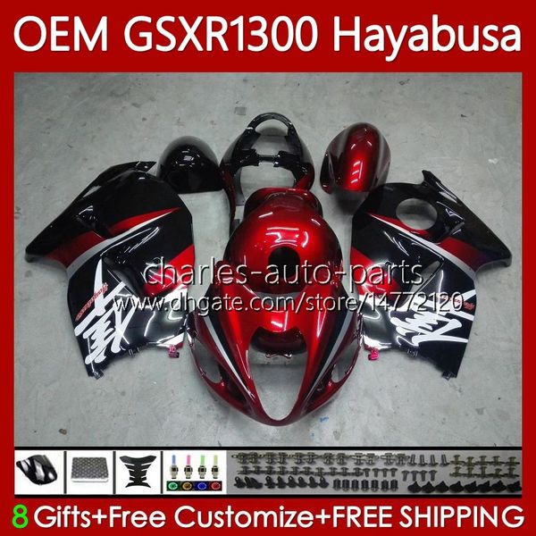 Carenados OEM para SUZUKI Hayabusa GSXR-1300 2014 2015 2016 2017 2018 2019 77No.101 GSXR 1300 Factory rojo CC GSX R1300 08-19 1300CC GSXR1300 08 09 10 11 12 13 Cuerpo de inyección