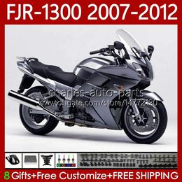 OEM Stroomlijnkappen Voor YAMAHA Fabriek kleur FJR-1300 FJR 1300 A CC FJR1300 07 08 09 10 11 12 Moto Body 108No.43 FJR-1300A 2007 2008 2009 2010 2011 2012 FJR1300A 01-12 Carrosserie Kit