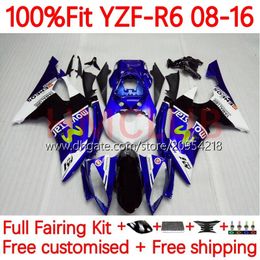 OEM Stroomlijnkappen Voor YAMAHA YZF-R6 YZF600 YZF R 6 YZF R6 600 YZFR6 08 09 10 11 12 13 15 16 27No.15 YZF-600 2008 2009 2010 2011 2012 2013 2014 2015 2016 Injectie Body verkoop blauw