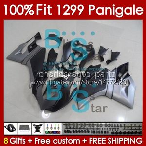 OEM Fairings Kit voor Ducati Panigale 959R 1299R 1299S 959 1299 S R 2015 2015 2017 2018 Body 140no.82 959-1299 15-18 959S 15 16 17 18 Spuitvorm Mat Black Matte zwart