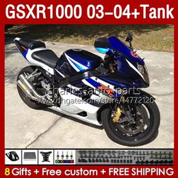 OEM-kuipen Tank voor Suzuki GSXR-1000 K 3 GSX R1000 GSXR 1000 CC 03-04 Body 147no.29 1000cc GSXR1000 K3 03 04 GSX-R1000 2003 2004 Instagie Mold Keer Kit Blauwe Stock Blauwe Stock Kit Blauwe Stock Blauwe Stock Blauwe Stock