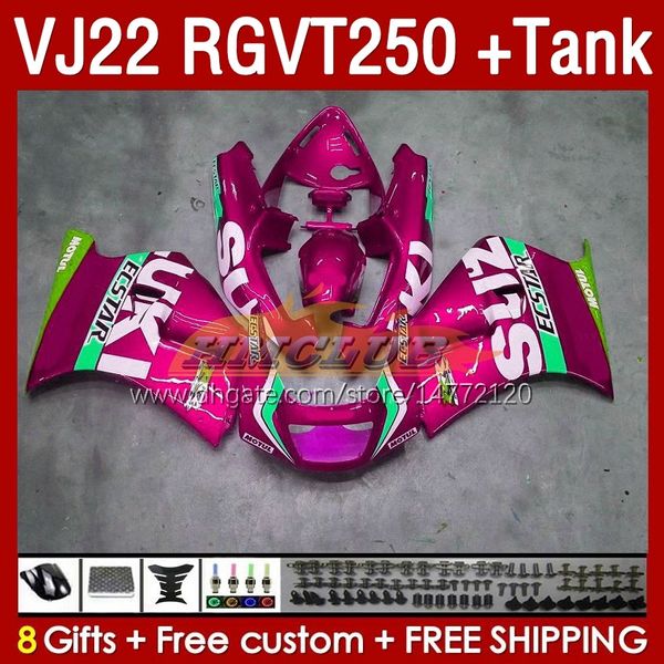 Tank Fairings OEM pour Suzuki RGV250 SAPC VJ22 RGVT250 RGV-250 VJ 22 160NO.148 RGV RGVT 250 CC 90 91 92 93 94 95 96 RGVT-250 1990 1991 1992 1993 1995 1996 Fairring rose brillant rose brillant rose brillant rose brillant rose brin rose brillant rose Fairing Rose Glossy Glossy.