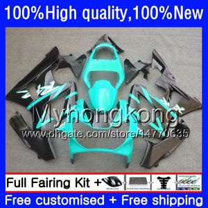 OEM voor HONDA CBR900RR CBR 929RR 900RR 929CC 2000 2001 50HM.107 CBR900 Cyaan Black RR CBR 900 929 RR 900CC CBR929RR CBR929 RR 00 01 FUNLING