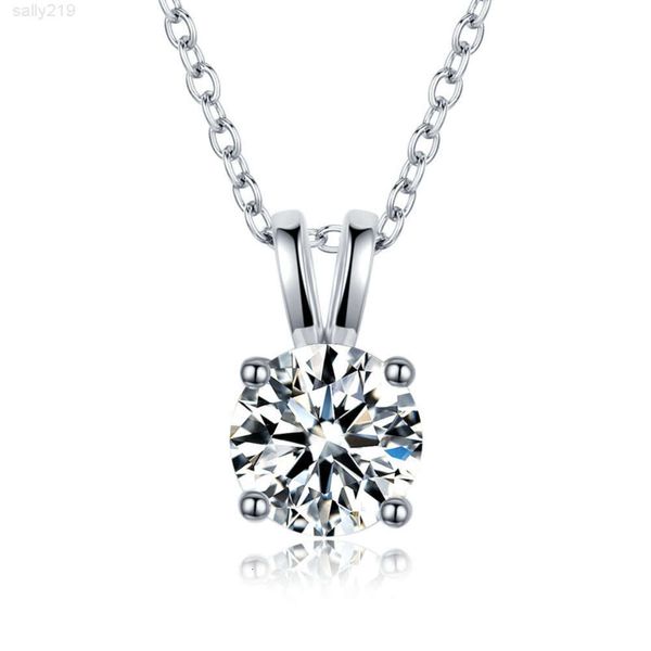 Collier en or 18 carats avec diamants cultivés en laboratoire, OEM HTHP CVD, bijoux pour mariage