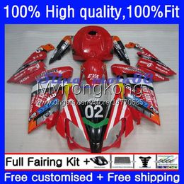 Iniezione OEM per Aprilia RSV-125 RSV 125 RS 125 RR 125RR JOMO Rosso 2006 2007 2008 2009 2010 2011 Corpo 8No.79 RSV125 R RSV125RR RS-125 RS4 RS125 06 07 08 09 10 11 Carenatura