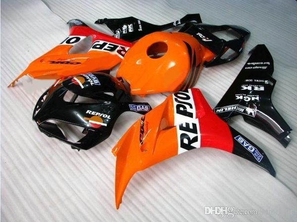 Carenados de molde de inyección OEM para Honda CBR1000RR 2006 2007 kit de carenado blanco naranja rojo CBR 1000 RR 06 07 GF68