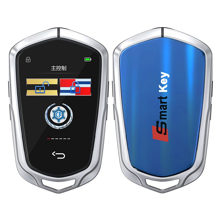 OEM -fabrikant CF858 LCD SMART Key Cardilack -stijl Display Langdurige Battery Keyless Functie voor motor Start /Stop Cars