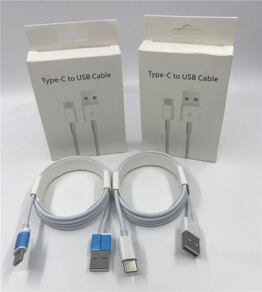 Câble de chargeur micro USB OEM Type C Câble de données de synchronisation 1M 3Ft de haute qualité pour Samsung S22 S21 S10 Note 10 Charge haute vitesse + Retail Box