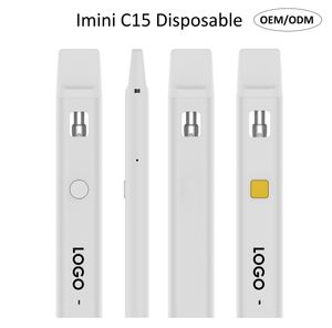 OEM/ODM 1 ml 2 ml Wegwerp VAPE PENEN Lege oplaadbare apparaat Dikke olie 300 mAh Batterij Vape Kits Visuele tankpods in Bouillon Keramische spoel Lege 510 Cartridge Box