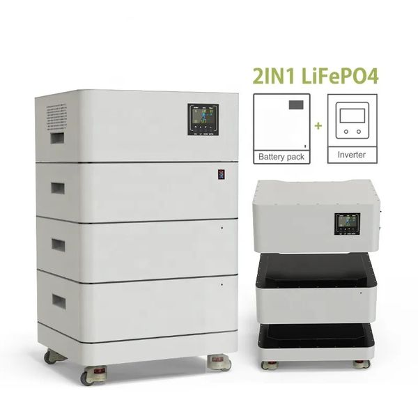 OEM/ODM 5Kwh 10Kwh 20Kwh 50Kwh todo en 1 Plug Play inversor Solar contenedor de almacenamiento de energía batería de estante apilada 48V 100Ah 200Ah 300Ah batería LiFePO4