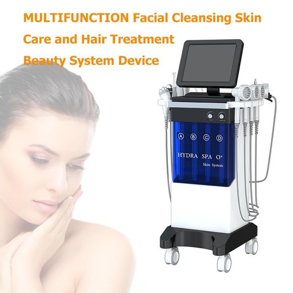 OEM / ODM multifuncional 8 en 1 plataforma de cuidado de la piel Hydra Dermabrasion Facial Dermabrasion Máquina de belleza limpia profunda