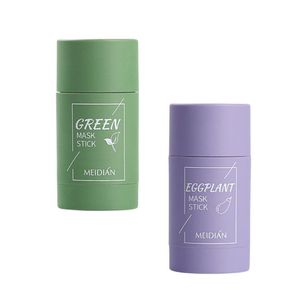 OEM Privatel Label Soins du visage Deep Cleansing Hydratant Purifiant Clay Facial Green Tea Mask Stick