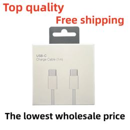 Calidad OEM 1m 3FT USB PD 20W 12W Tipo C a C Cables de carga súper rápida Cable de cargador rápido para iPhone Cable de iPhone para teléfonos iPhone 14 13 12 11 X Pro Max y Samsung Android