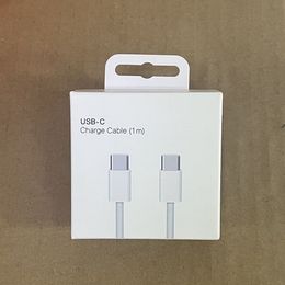 Câbles PD de qualité OEM 60 W pour iPhone 15 Charge rapide 1 m 3 pieds USB C vers câble tressé de type C Cordons de charge Apple Cordon de chargeur rapide pour iPhone Câble iPhone 15 Plus Pro Max