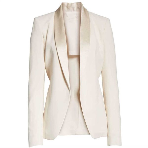 Blazer OEM Slim Fit pour femmes costumes de bureau pour femmes à double se veste à la mode chaude