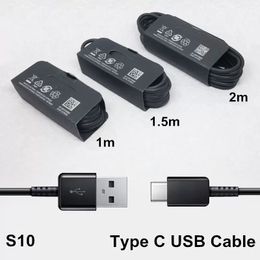 Câble de données OEM type C 1M 1.5M 2M câbles 3A cordon de charge rapide Câbles Pour S8 s10 note 20 USBC Cordons de chargeur USB-C