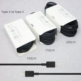 Cable de datos OEM tipo C a tipo C 1M 1,5M 2M cables cable de carga rápida note 10 20 cargador para huawei p20 p30 818D