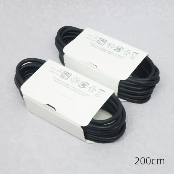 Cable de datos OEM Tipo C a Tipo C 1M 1.5M 2M Cables de carga de carga rápida Nota 10 20 Cargador para Huawei P20 P30 838d