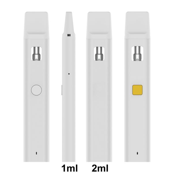 OEM USA UK FRANCE VIDE 1 ML 2 ML VAPE CARTRIDE DIVRONNABLE VAPE VAPE PENS RECHARGable Dispositif cire Préchauffe Batterie ECIGS Visual Visual Vide Tank Pods Céramique Huile épaisse Huile