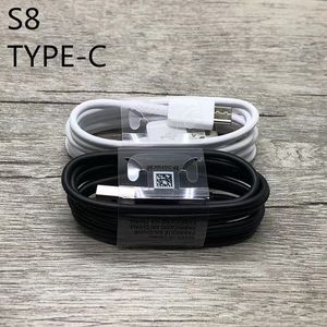 OEM USB Type C Gegevenskabels TYPE-C FAST LAKER Mobiele telefoon Kabels Snel oplaadsnoer voor S8 Plus S9 S10 Note10 Opmerking A3 USBC-kabel