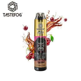 OEM Vapes Pod 7000 bouffées de cigarettes jetables Vape Tastefog Wild E avec lampes de poche RVB et contrôle du flux d'air