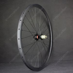 OEM Wheels Hot 700c Road Bicycle 30/35/38/50/60/90mm Chinese Carbon Best Road Wheels Disc Brakes With Novatec D711/712SB