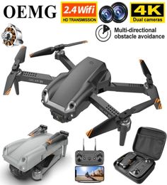 OEMG Z608 Rc Drone 4K 1080P HD Cámara gran angular WiFi Fpv Transmisión en tiempo real Helicóptero Plegable Quadcopter Dron Juguetes 2110276792043288