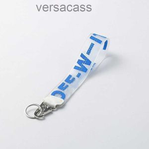 de Porte-clés Offs Blanc Anneaux De Luxe Porte-clés En Caoutchouc Clair Gelée Lettre Imprimer Clés Anneau Mode Hommes Femmes Toile Porte-clés Caméra Pendentif Ceintureq9vjjkopM0