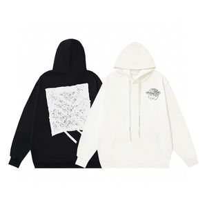 off Heren Ontwerp Hoodies Merk Kwaliteit Onregelmatige Pijl Zomer Vinger Losse Mode Brief Print Mannen Vrouwen Trui Kleding