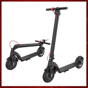 Roue pneumatique tout-terrain pliante ATV Scooter électrique 350 W 36 V/6,5 Ah pneus de 8,5 pouces Moteur sans balais 25 km kilométrage IP54 Skateboard adulte Escooter léger extérieur E-Scooter