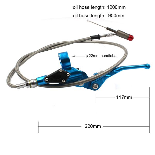 Pièces de guidon hydrauliques pour moto tout-terrain, ATV, poignée, embrayage pliable, économie de travail pour économiser les efforts