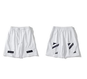 Off Shorts White Brand White Mens Diseñador de verano Shorts Melting Offs Shorts Helado Flecha impresa de White Harajuku High Street Casual Sho 7231