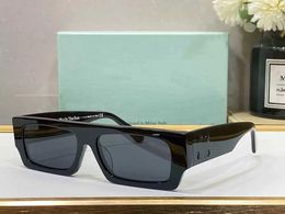 Uit stijl mode -bril Luxe designer zonnebril voor mannen en vrouwen klassieke dikke plaat zwart wit vierkante frame brillen man bril dfi5