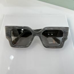 Zonnebril dames designer zonnebril heren brillen Logo print met dubbele pijlen Neusstuk uit één stuk Hoge kwaliteit OW1003 brillen uv400 damesbrillen tinten