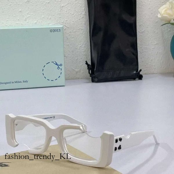 Off Sunglass White Fox Fashion Sunglasses Sunglasses Designer Luxury pour hommes et femmes style cool mode Hot Assure épaisse épaisse noir blanc carré