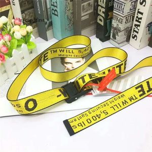 Off White Luxurys 1 1 Vrouw Worstelen Off Geel Witte Riem Ontwerper voor Heren Dames Canvas Nylon Run Riem Verstelbare Casual Riem Lange Jongen Gym Mode Riem 924