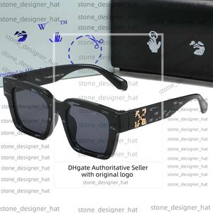 Off Withe Sunglasses Fashion Frames Off Whitesun Lunettes Brand Men Femmes Lunes Flèche X Fil Cames Tendance Hip Hop Square Lunes Offensit 7771