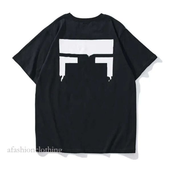 Off Withe T-shirts pour hommes Tshirt Tops Femme Crew Neck Coufre Short Coton Mélange à imprimé Print broderie Designer T-shirt Off Whitshirt Clothes Summer 694