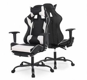 Chaise de bureau chaise de jeu fauteuil inclinable Racing Highback Swivel Task Desk Chair 468 IET3181974