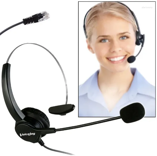 Auriculares de oficina para teléfonos Yealink T20P T22P T26P, etc. Grandstream GXP1200 GXP14XX GXP2010 AVAYA 1600 9600 Series