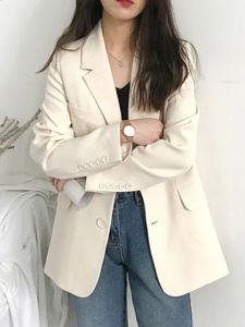 Kantoor Dame Blazer voor Vrouwen Elegante Stijlvolle Stijlvolle Koreaanse Stijl Dames Blazers Jassen Lente Casual Top Dames Jas Kleding 240306