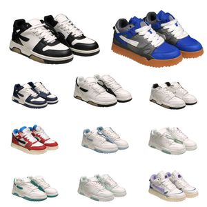 Bureau hors de Low Designer Tops Chaussures décontractées Trainers Ooo Black Blanc Blue Blue Orange Offs Plateforme en cuir en détresse Tennis extérieur pour hommes