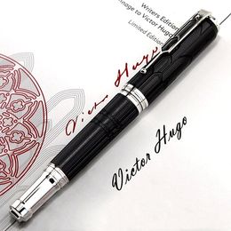 Kantoorpen Briefpapier Schrijvers Pennen 5816/8600 Handtekening Rollerball Schrijven Balpen Victor Hugo Standbeeld Met Nieuwe Limited Edition Clip Efonx