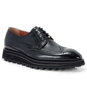 Office Upper Cover Formal Business Men's Leather Work Dress Oxford Derby Shoes 257