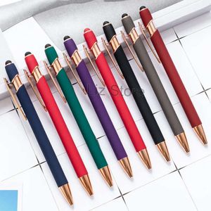 Bureau en gros en métal Press Ballpoint Signature Business Pen School Student Writing Ball Point Pens Home Stationery Gift Supply Th0841 S