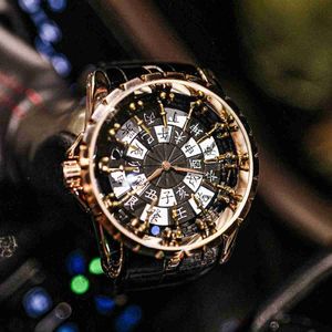 Authentique Authentic Twelve Round Table Knight Roger Dubit Watch Mens National Style Luxury 12 heures série
