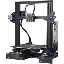 Imprimante 3D officielle de Creality Ender 3 - Entièrement open source avec Fonction d'impression de CV - Imprimante 3D DIY - Taille d'impression 8.66x8.66x9,84 pouces