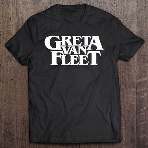 Officiële Greta Van Fleet Wit T-shirt Custom Print Blank Heren Katoenen T-shirt Over Size Man Heren T-shirt Heren T-shirt 220609
