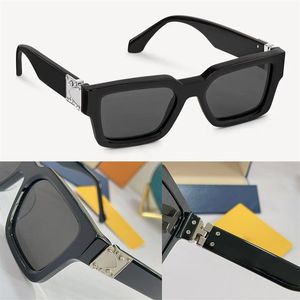 Officiële nieuwste mode Z1414E Match Millionaire Sunglasses Protection for Men and Women Vintage Square Plank Frame Top Kwaliteit CL239L